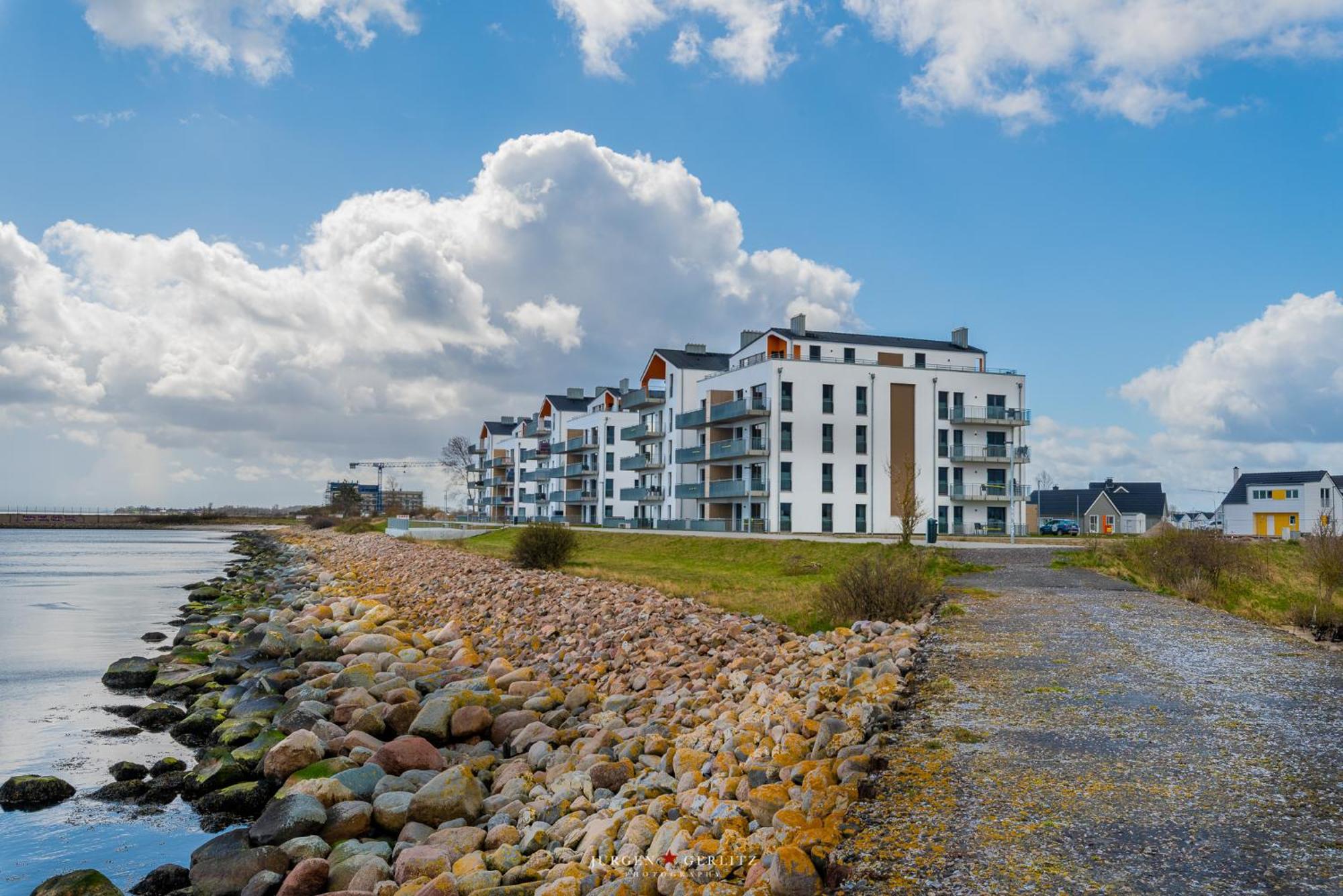 Ocean Star- 1 Og, Balkon, Hafenblick, Kamin Apartman Olpenitz Kültér fotó