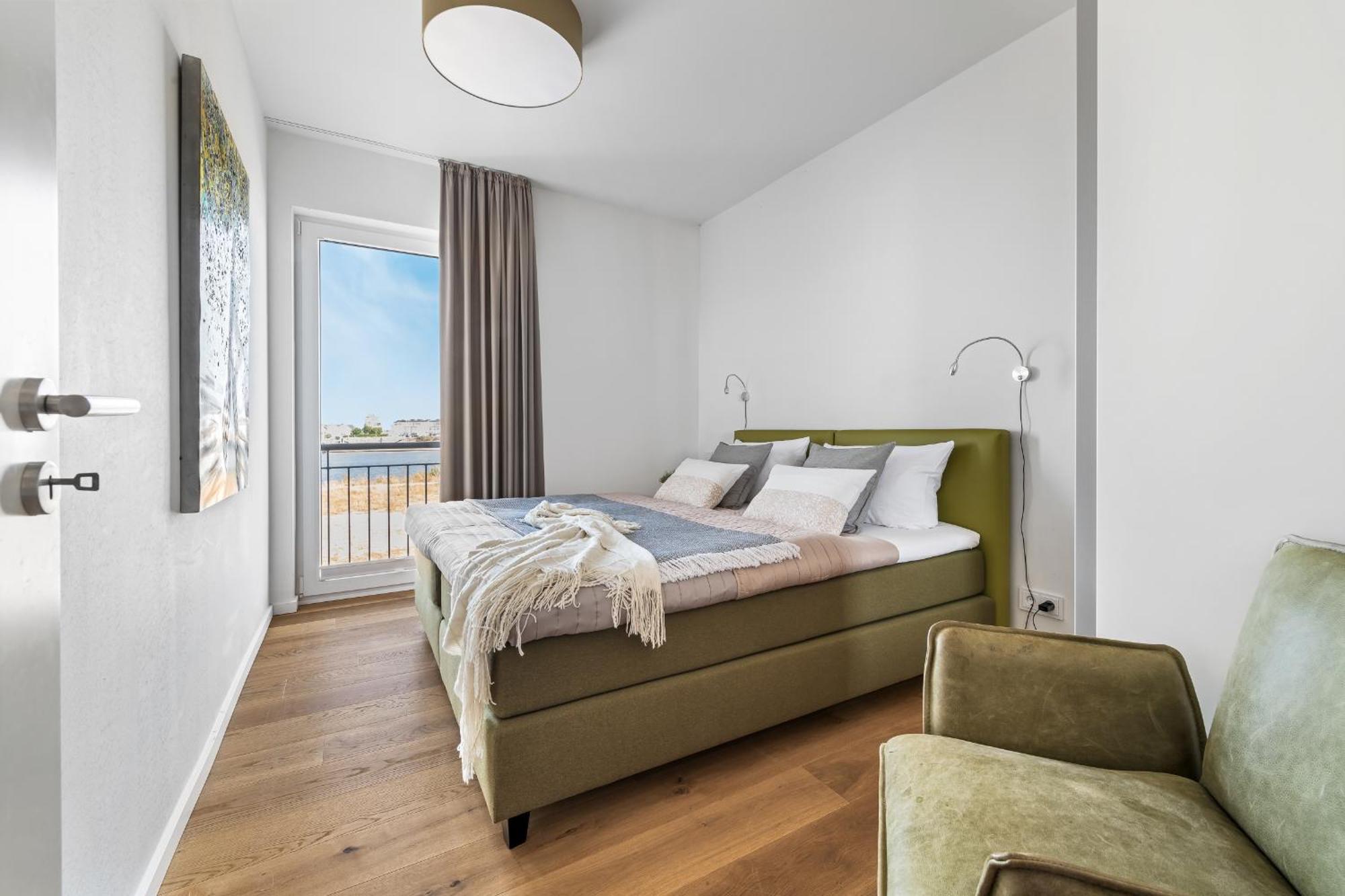 Ocean Star- 1 Og, Balkon, Hafenblick, Kamin Apartman Olpenitz Kültér fotó